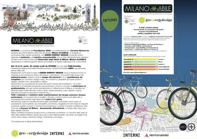 poster, Milano Ciclabile
